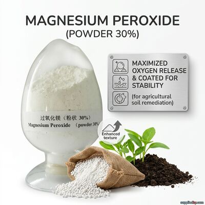 Polvere rivestita perossido di magnesio Composto di rilascio di ossigeno per rivestimento delle sementi Germinazione Fornitura di ossigeno